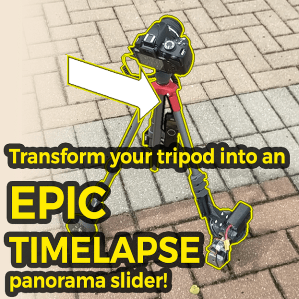 Transform Your Camera Tripod Into an EPIC Timelapse Panorama&nbsp;Slider!